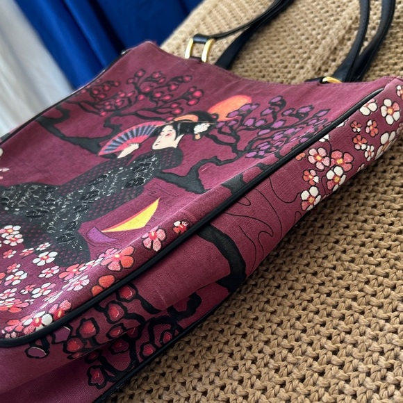 Vintage PREZZO Geisha Girl Beaded Embellished Collectible Handbag Shoulder - Picture 6 of 9